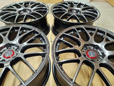 JDM Excellent Condition Work Emotion Wheels 19x8.5J Subaru Toyota (No Tires) - Image 7