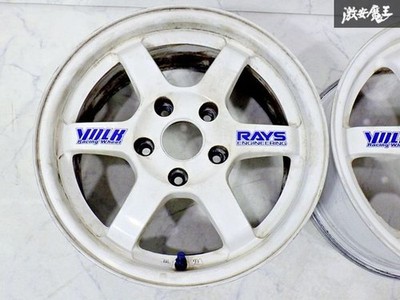 JDM Rare RAYS VR TE37 15x6.5J +39 7J +35 PCD 114.3 5H forging Wheel Sin (No Tires) - Image 4