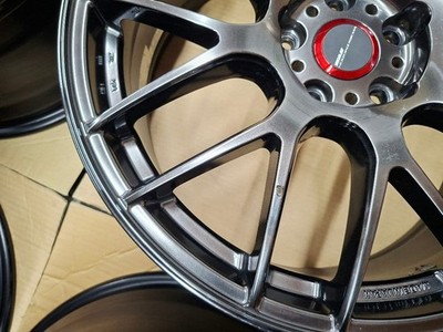 JDM Excellent Condition Work Emotion Wheels 19x8.5J Subaru Toyota (No Tires) - Image 12