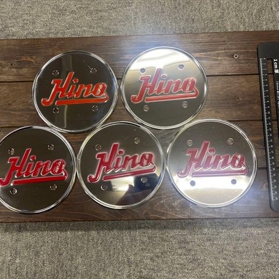 JDM Hino Motors car wheel caps set of 5 Retro Dolphin (No Tires)