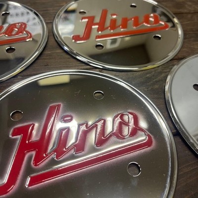 JDM Hino Motors car wheel caps set of 5 Retro Dolphin (No Tires) - Image 5