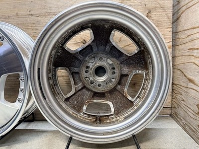 JDM WORK Euroline DH 5.0J-154-100 +42 4-piece set. Work polished finis (No Tires) - Image 6