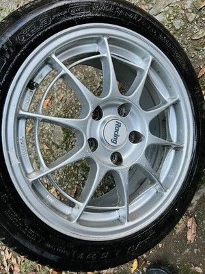 JDM ENKEI NT03 16x7.5J +43 PCD114.3 5-hole used on an EK9 (No Tires) - Image 6