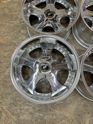 JDM Rare Rodeo Dry Deep Rim 18x9.5J-24 PCD150 5-hole 5H Chrome Plated L (No Tires) - Image 2