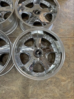JDM Rare Rodeo Dry Deep Rim 18x9.5J-24 PCD150 5-hole 5H Chrome Plated L (No Tires) - Image 5