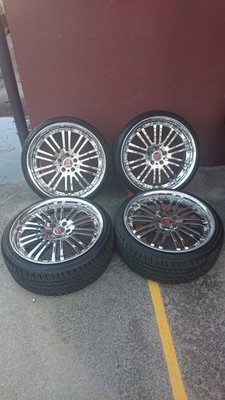 JDM Rare WORK LeZack Universe forging 3P 9J 10J Deep Rim 20 High-Quali (No Tires)