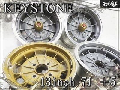 JDM Store listing KEYSTONE 13x7J +5 4H 4-hole PCD114.3 Wheel 4-Wheel Set (No Tires)