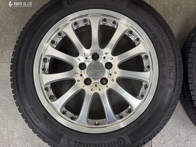 JDM Rare Excellent Treadcurlson 1/11 RS 18in 8J +45 PCD112 Continental (No Tires) - Image 3