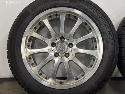 JDM Rare Excellent Treadcurlson 1/11 RS 18in 8J +45 PCD112 Continental (No Tires) - Image 5