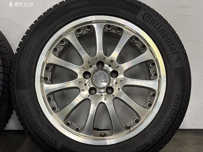 JDM Rare Excellent Treadcurlson 1/11 RS 18in 8J +45 PCD112 Continental (No Tires) - Image 6