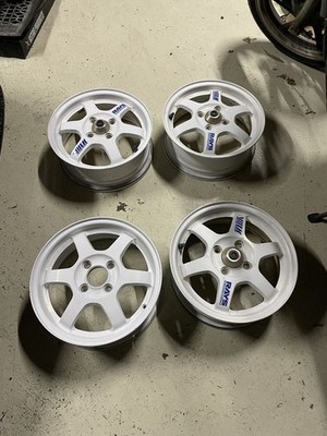 JDM RAYS VOLK RACING TE37 144-piece set white forging lightweight manu (No Tires)