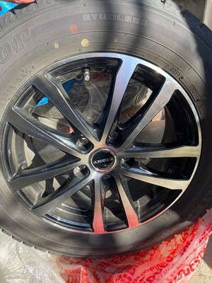 JDM Dunlop WM02 215/60R16 winter tires + aluminum wheels 4-Wheel Set pickup (No Tires)