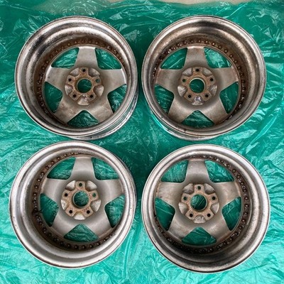 JDM ✖︎ Restoration Required NISMO R-5 ESTRELA 16-inch wheels (No Tires) - Image 3