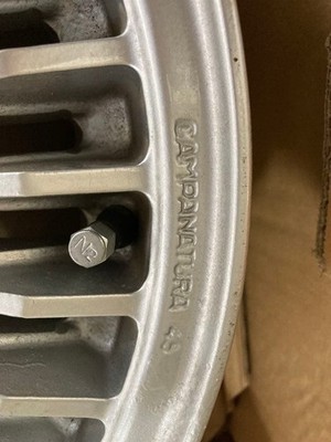 JDM Campagnolo Alfa Romeo 1970s Wheelset Antique (No Tires) - Image 3