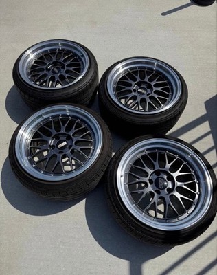 JDM BBS LM 10J +20 with tires 4-Wheel Set (No Tires)