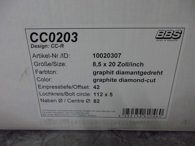 JDM BBS CC-R 20 2-Wheel Set for Mercedes-Benz W213 W212 W205 W215 W207 W176 (No Tires) - Image 6