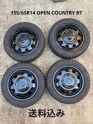 JDM Spacia Gear genuine wheels and tire set 155/65R14 tin (No Tires)