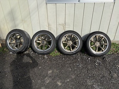 JDM WORK EMOTION T7R 2P + Yokohama RV03/RV02 (No Tires)