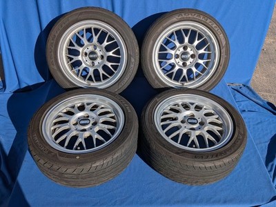 JDM BBS RG-F RG359 15x7J +33 PCD100 4-hole forging silver 4-hole lightw (No Tires)