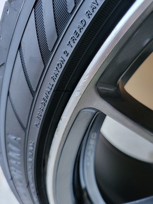 JDM RAYS VOLK RACING G025 19-inch forged wheels with Yokohama ADVAN Sp (No Tires) - Image 4