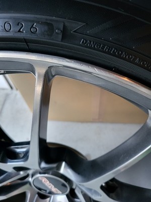 JDM RAYS VOLK RACING G025 19-inch forged wheels with Yokohama ADVAN Sp (No Tires) - Image 5