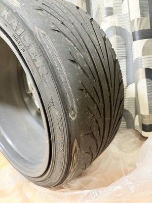 JDM WORK Emotion CR shigoku ultimate 9.5j+38 2-Wheel Set wheels with tires. (No Tires) - Image 6