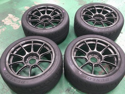 JDM Used Weds Sports 17X9.5J+32 5-hole PCD114.3 EJ-TI wheels 4-Wheel Set se (No Tires)