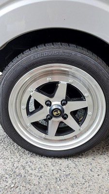 JDM SSR Longchamp XR-4 15-inch aluminum wheels with 4-Wheel Set Roadstone 1 (No Tires)