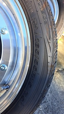 JDM SSR Longchamp XR-4 15-inch aluminum wheels with 4-Wheel Set Roadstone 1 (No Tires) - Image 6