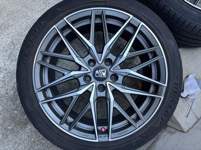 JDM OZ Racing MSW 50 18x8J +45 PCD108 5-hole 225/45R18 DUNLOP Le Mans V (No Tires) - Image 2