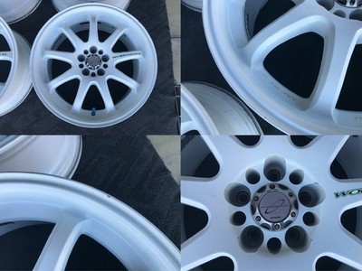 JDM Used Wheel 4-Wheel Set WORK Work Emotion XD9 White 7.5J-17 5/100 +3 (No Tires) - Image 3