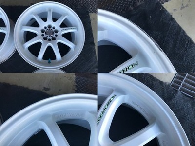 JDM Used Wheel 4-Wheel Set WORK Work Emotion XD9 White 7.5J-17 5/100 +3 (No Tires) - Image 4
