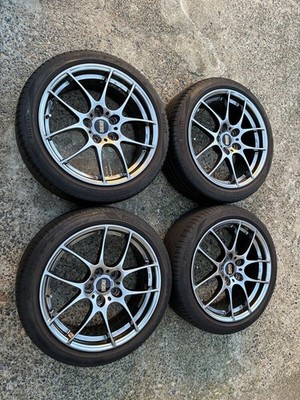 JDM Forging lightweight BBS RF RF506 17x7J +48 PCD112 5H Pirelli 205/45 (No Tires)