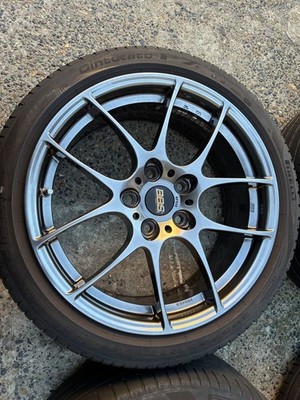 JDM Forging lightweight BBS RF RF506 17x7J +48 PCD112 5H Pirelli 205/45 (No Tires) - Image 2