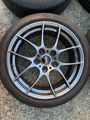 JDM Forging lightweight BBS RF RF506 17x7J +48 PCD112 5H Pirelli 205/45 (No Tires) - Image 4