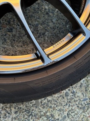 JDM Forging lightweight BBS RF RF506 17x7J +48 PCD112 5H Pirelli 205/45 (No Tires) - Image 6