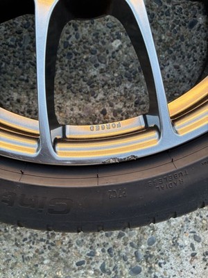JDM Forging lightweight BBS RF RF506 17x7J +48 PCD112 5H Pirelli 205/45 (No Tires) - Image 7