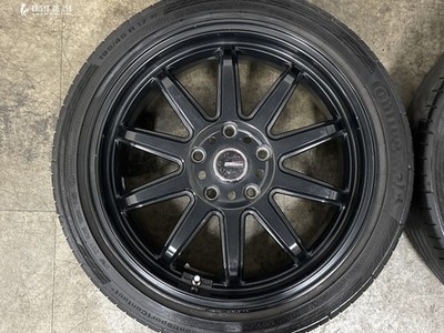 JDM FIREBALL RR 17in 7J +52 PCD114.3 Continental ContiSports 5 195/45R (No Tires) - Image 3