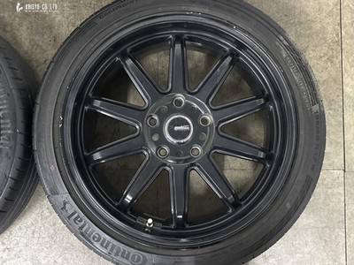 JDM FIREBALL RR 17in 7J +52 PCD114.3 Continental ContiSports 5 195/45R (No Tires) - Image 4