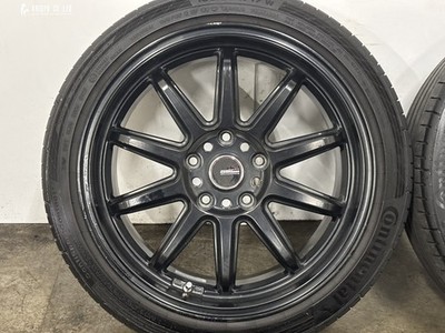 JDM FIREBALL RR 17in 7J +52 PCD114.3 Continental ContiSports 5 195/45R (No Tires) - Image 5