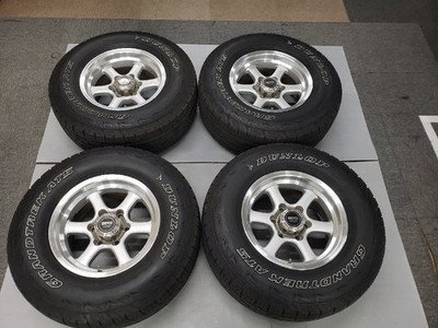 JDM Rare deep rim 16in 8J +5 139.7/6H Good tread W/L GRANTREK 265/70R1 (No Tires)