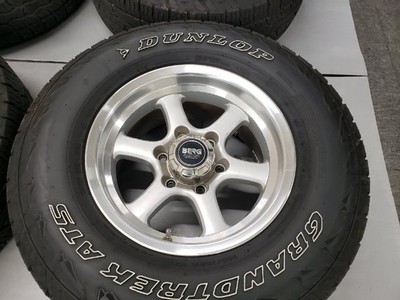 JDM Rare deep rim 16in 8J +5 139.7/6H Good tread W/L GRANTREK 265/70R1 (No Tires) - Image 2