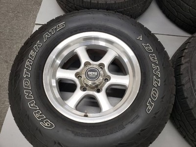 JDM Rare deep rim 16in 8J +5 139.7/6H Good tread W/L GRANTREK 265/70R1 (No Tires) - Image 3