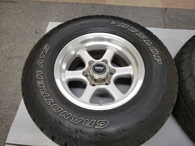 JDM Rare deep rim 16in 8J +5 139.7/6H Good tread W/L GRANTREK 265/70R1 (No Tires) - Image 4