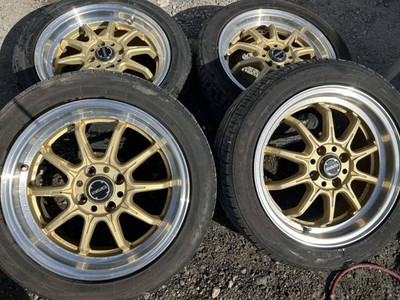 JDM RAYS Gravillage Its wheels with CP PCD100 4-hole 6.5J ET front/rea (No Tires)