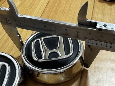 JDM Honda Genuine Center Cap 4-Individual Set Black x Silver br Honda (No Tires) - Image 9