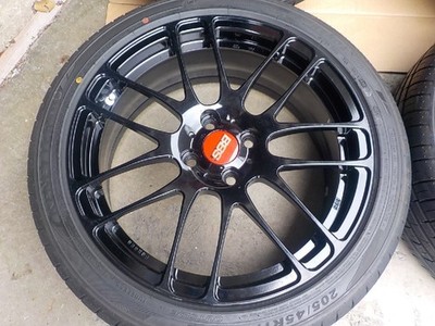 JDM BMW Mini R55 Aqua BBS RE-L2 black forging 17-inch 4-piece set 7J + (No Tires) - Image 4