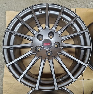 JDM Subaru WRX STI Genuine Option 18-inch Wheels 4-Wheel Set 8.5J for Levor (No Tires) - Image 4