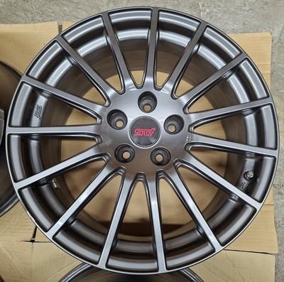JDM Subaru WRX STI Genuine Option 18-inch Wheels 4-Wheel Set 8.5J for Levor (No Tires) - Image 5