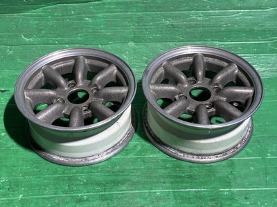JDM Used Classic Car High-Speed Leaded Gasoline Street Racer 2-Wheel Set A (No Tires)